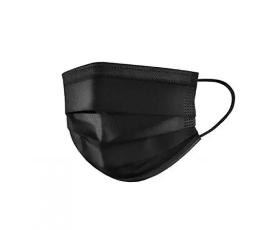 Black (medical) mask, 40 gauge