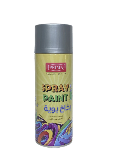 PRIMA PAINT SPRAY 400ML SILVER