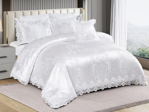 مفرش HALA نفاس مفرد ونص 4 قطع - أبيض