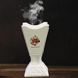 Electric Porcelain Incense Burner | Oud Bakhoor Burner | For Office & Home | Made in Japan 22CM | Electric incense burner Japanese oud incense burner