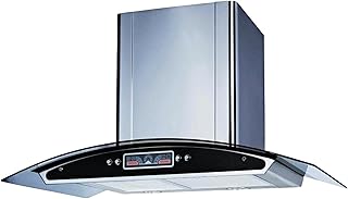 شفاط مطبخ زجاج 90سم بشاشة ديجيتال صيني