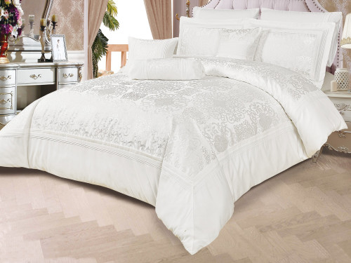 مفرش TALA فاخر مزدوج 9 قطع - سكري