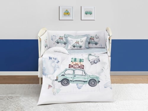 مفرش أطفال BOY حواجز مواليد - 5 قطع